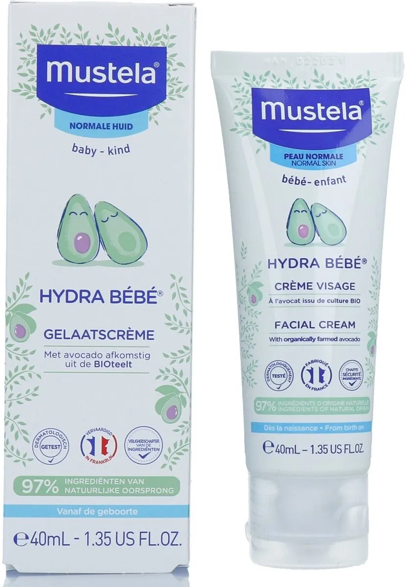 Mustela Baby Gezichtscrème Normale Huid 40ml