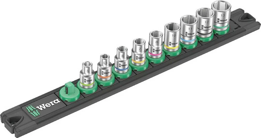 Wera A 4 Zyklop 05005400001 Dopsleutelset - 9-delig