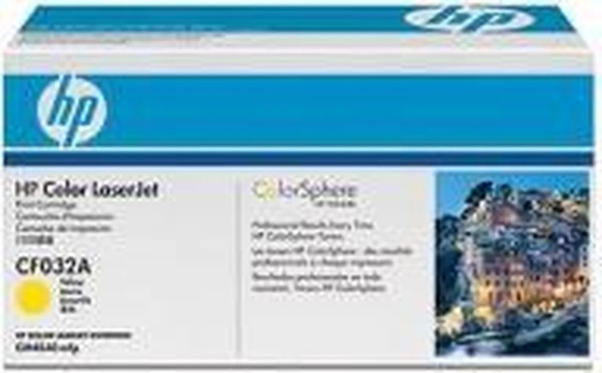 HP 646A CF032A Tonercartridge - Geel