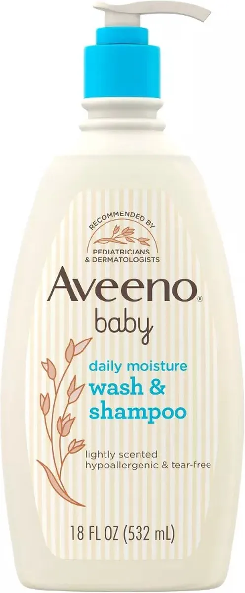Aveeno Baby Daily Moisture Wasgel & Shampoo 532ml