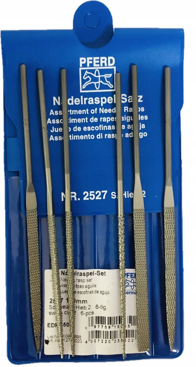 Pferd Naaldvijlset Hout 6-delig