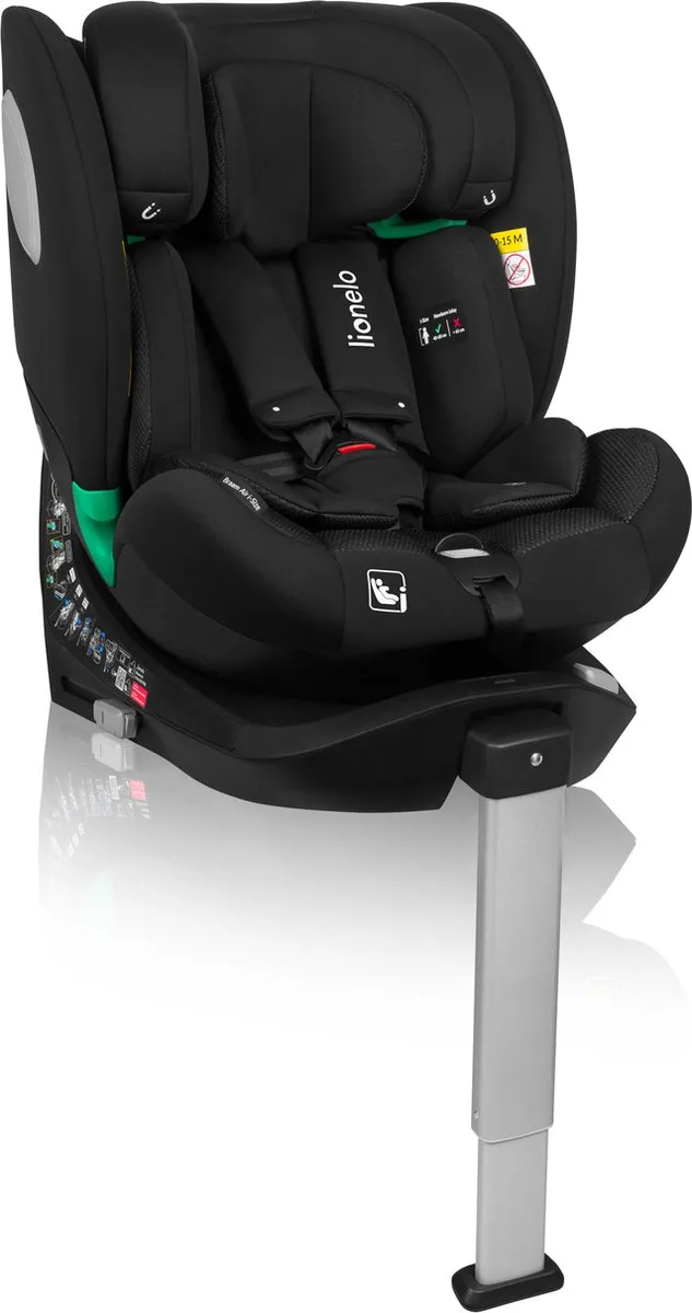 Lionelo Braam Air i-Size Autostoeltje 4in1 40-150cm - Zwart Air