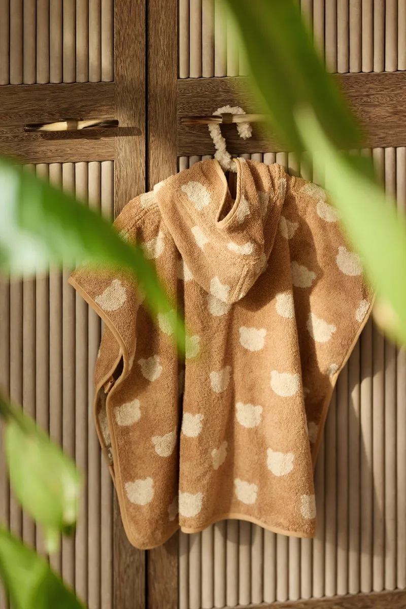 Jollein Badponcho Jacquard Teddy Bear 1-2 jaar