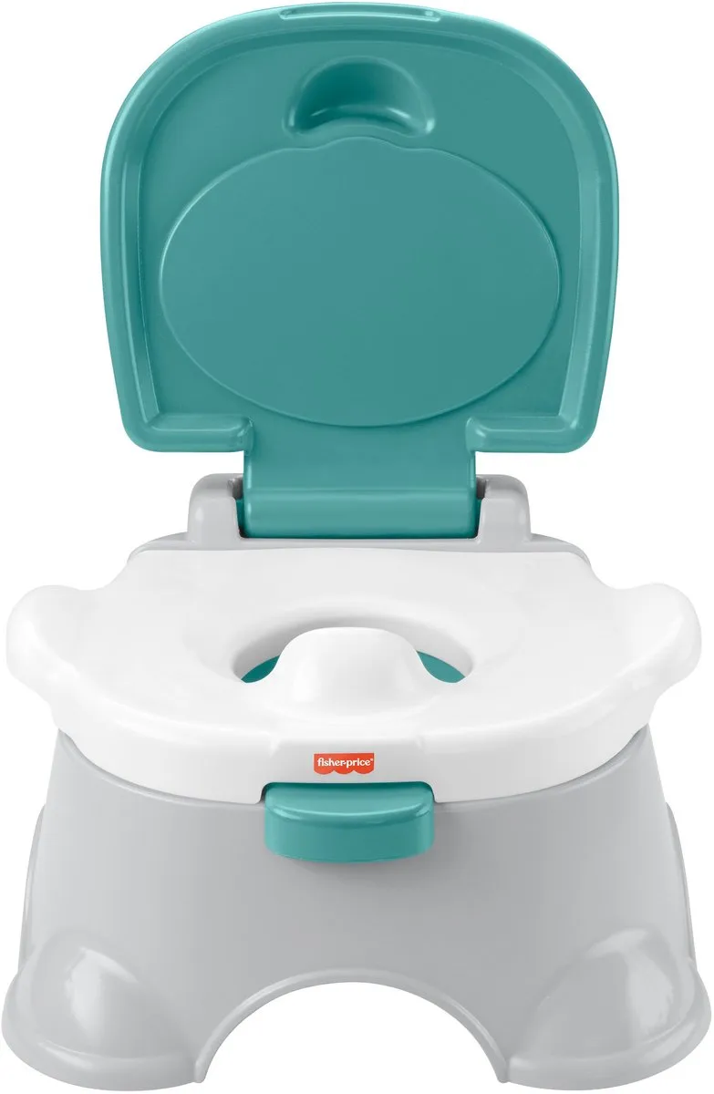 Fisher Price 3-in-1 Plaspotje - Grijs/ Groen