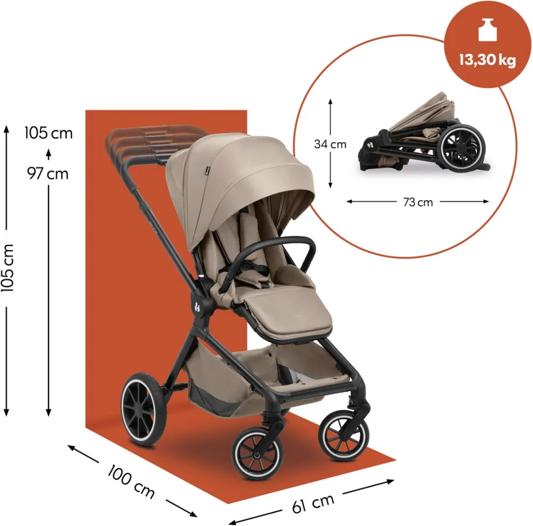 Hauck Move N Care Kinderwagen - Mocha