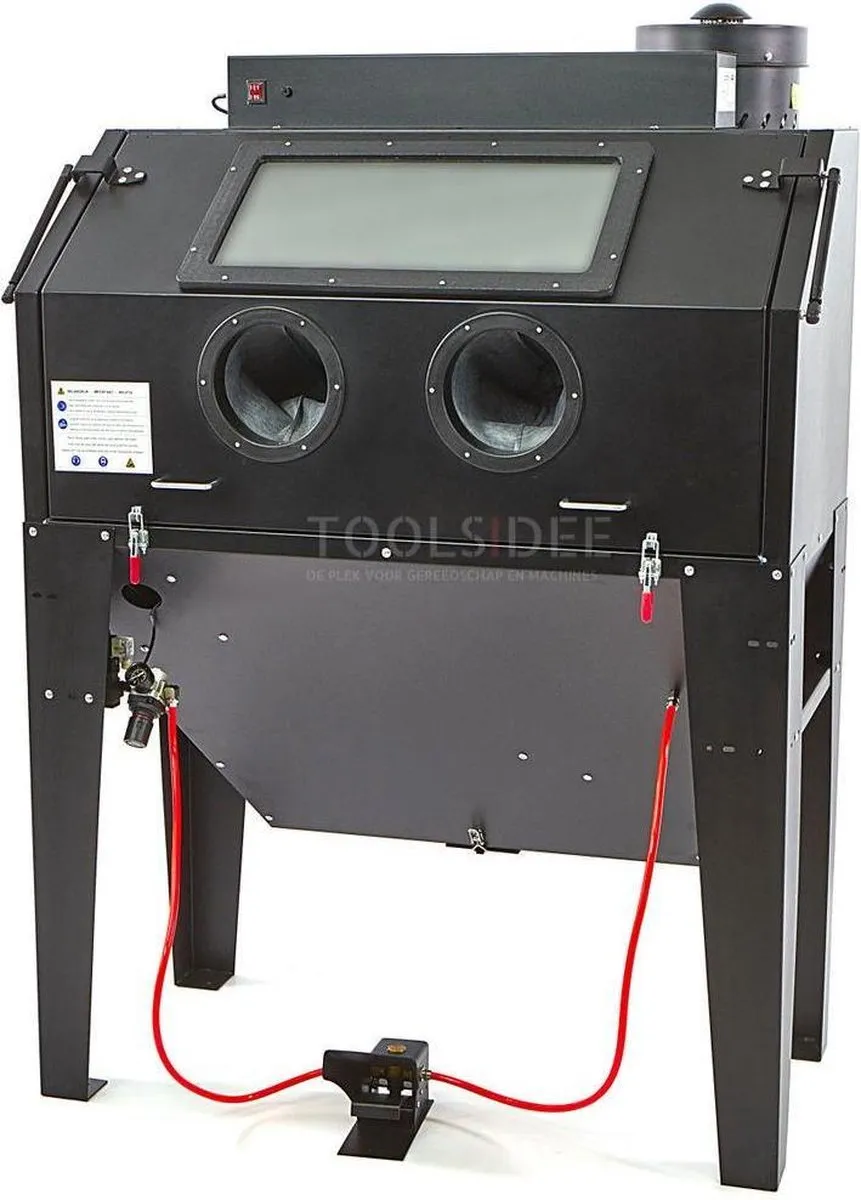 HBM SBC 500 Straalcabine met Afzuiging