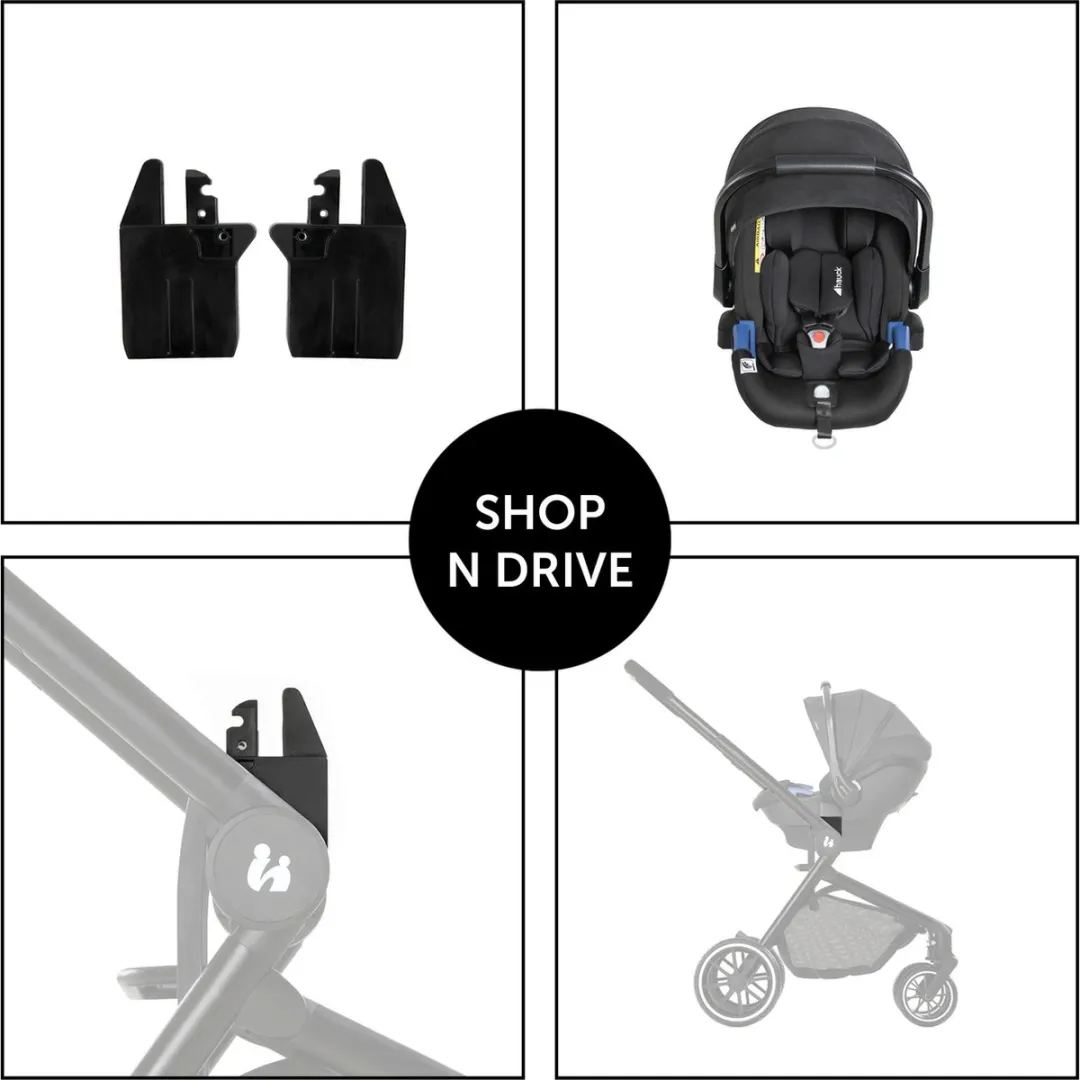 Hauck Adapters Comfort Fix/Select Baby - 1 Paar - Zwart