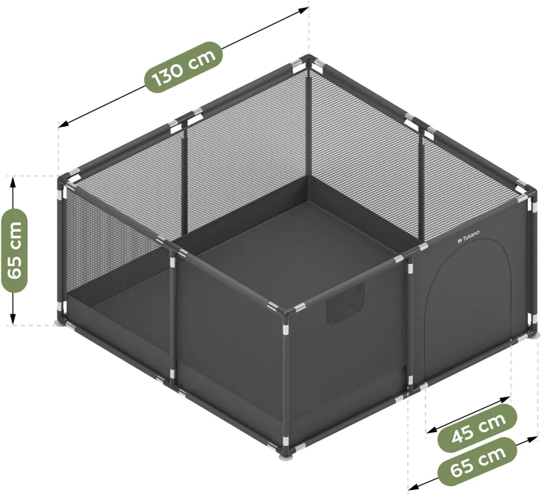 Tulano Cozy 20 Babybox Grafiet - 130x130cm