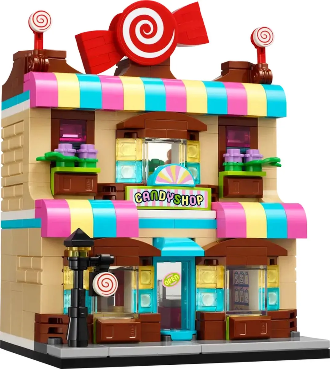 LEGO 40692 Candy Store Snoepwinkel - 345 Stukken - Rood/Geel/ Groen