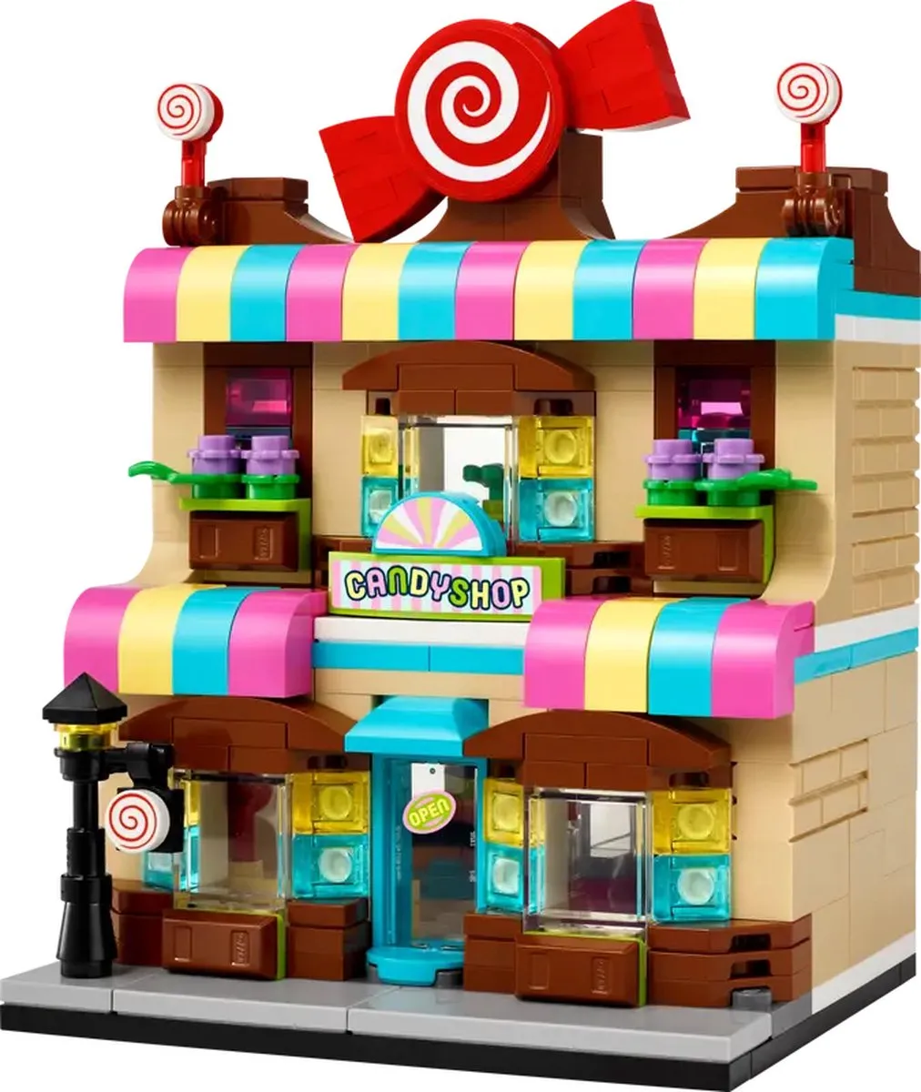 LEGO 40692 Candy Store Snoepwinkel - 345 Stukken - Rood/Geel/ Groen