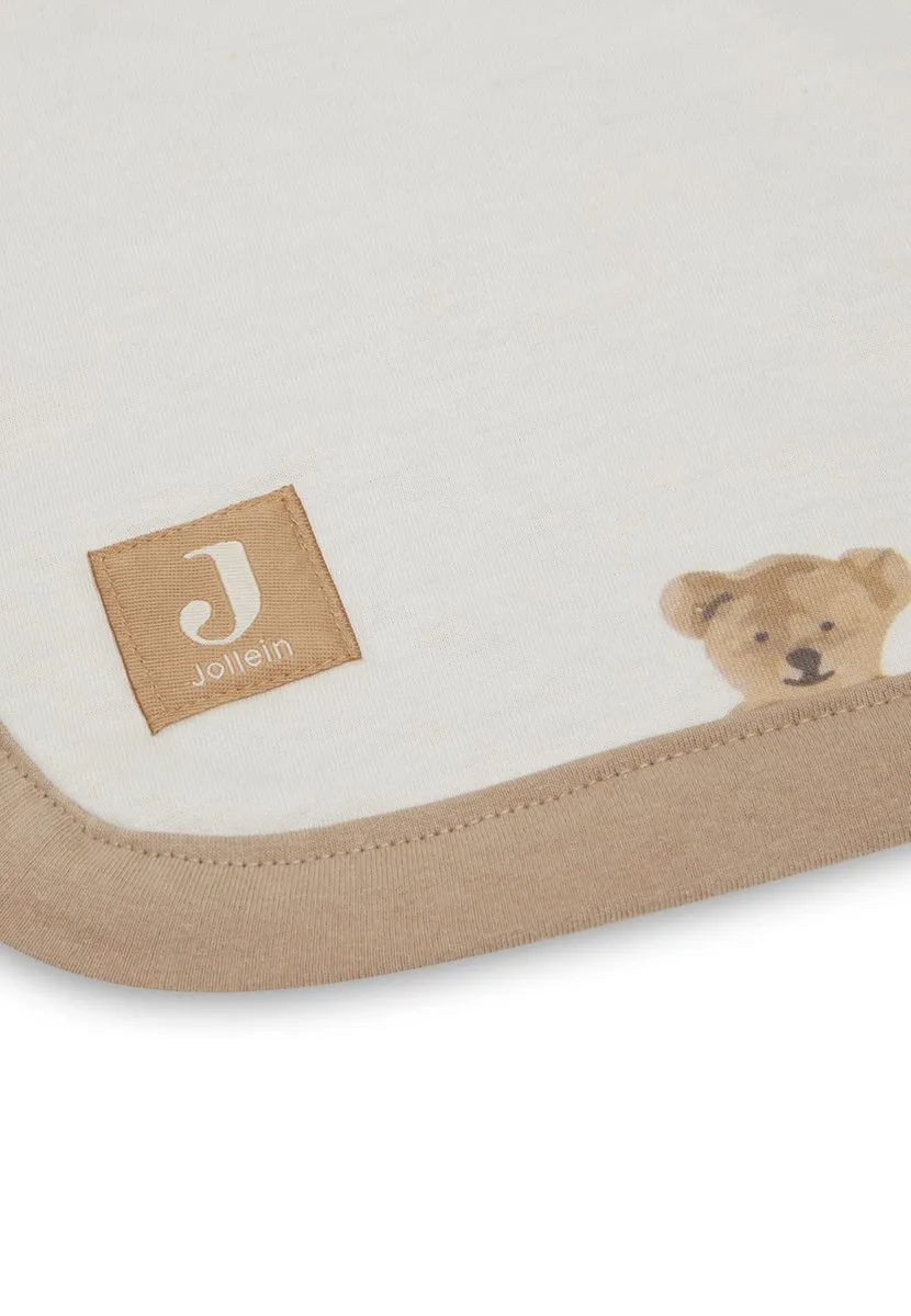 Jollein Baby Deken Wieg Jersey 75x100cm - Teddy Bear
