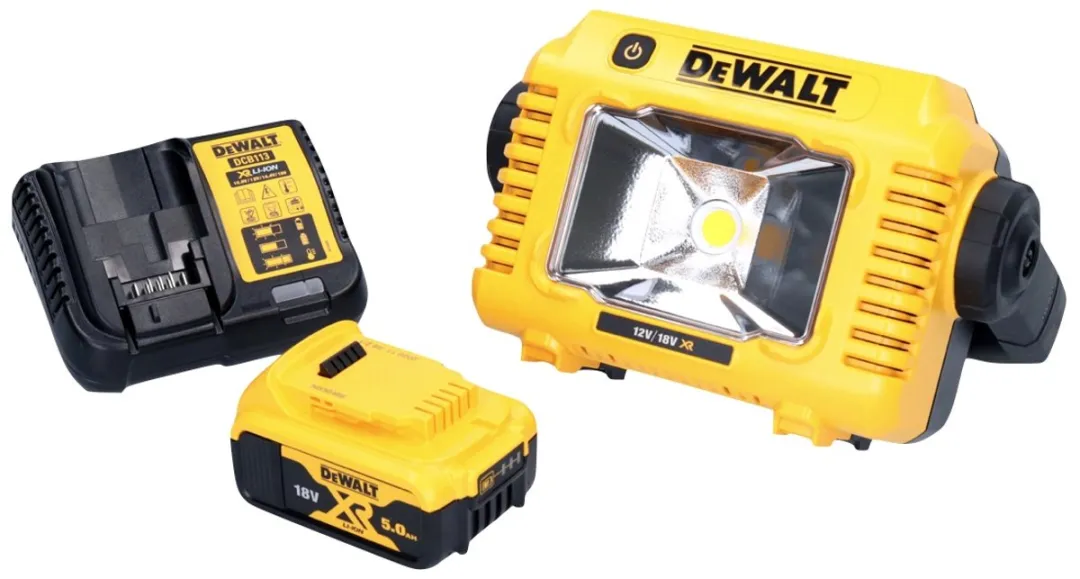 DeWalt DCL077 P1 LED-werklamp 2000lm 12/18V - Geel