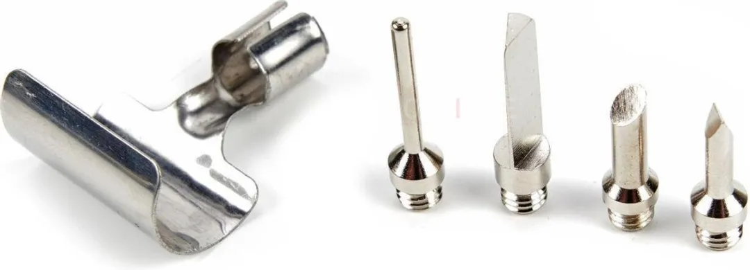 HBM Gassoldeerset 7777 - Micro soldeerpen met 6 opzetstukken