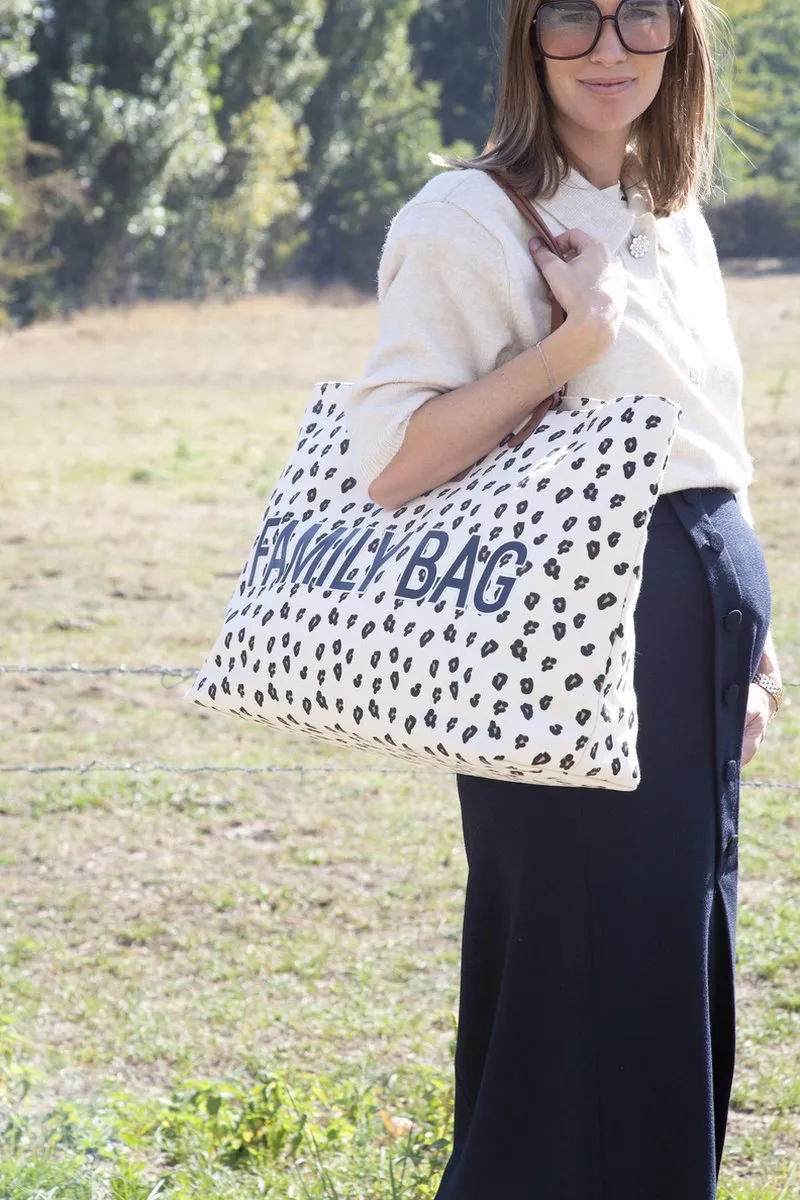 Childhome Family Bag Luiertas - Leopard - 55x18x40