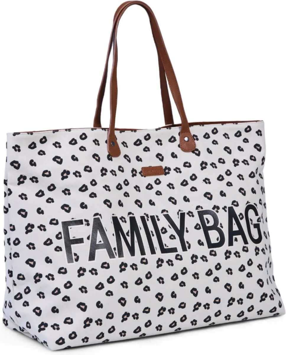 Childhome Family Bag Luiertas - Leopard - 55x18x40