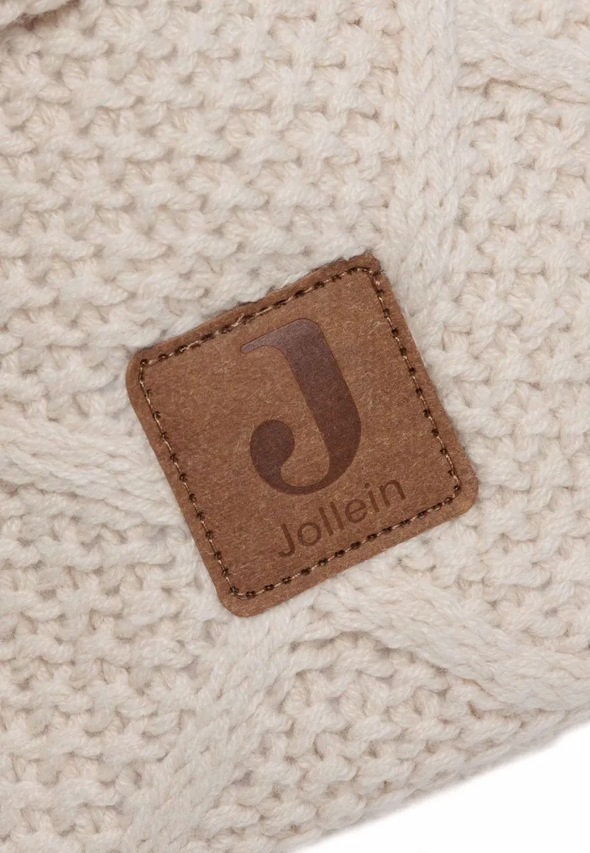 Jollein Commode Mandje Check Knit Oatmeal 14x18cm