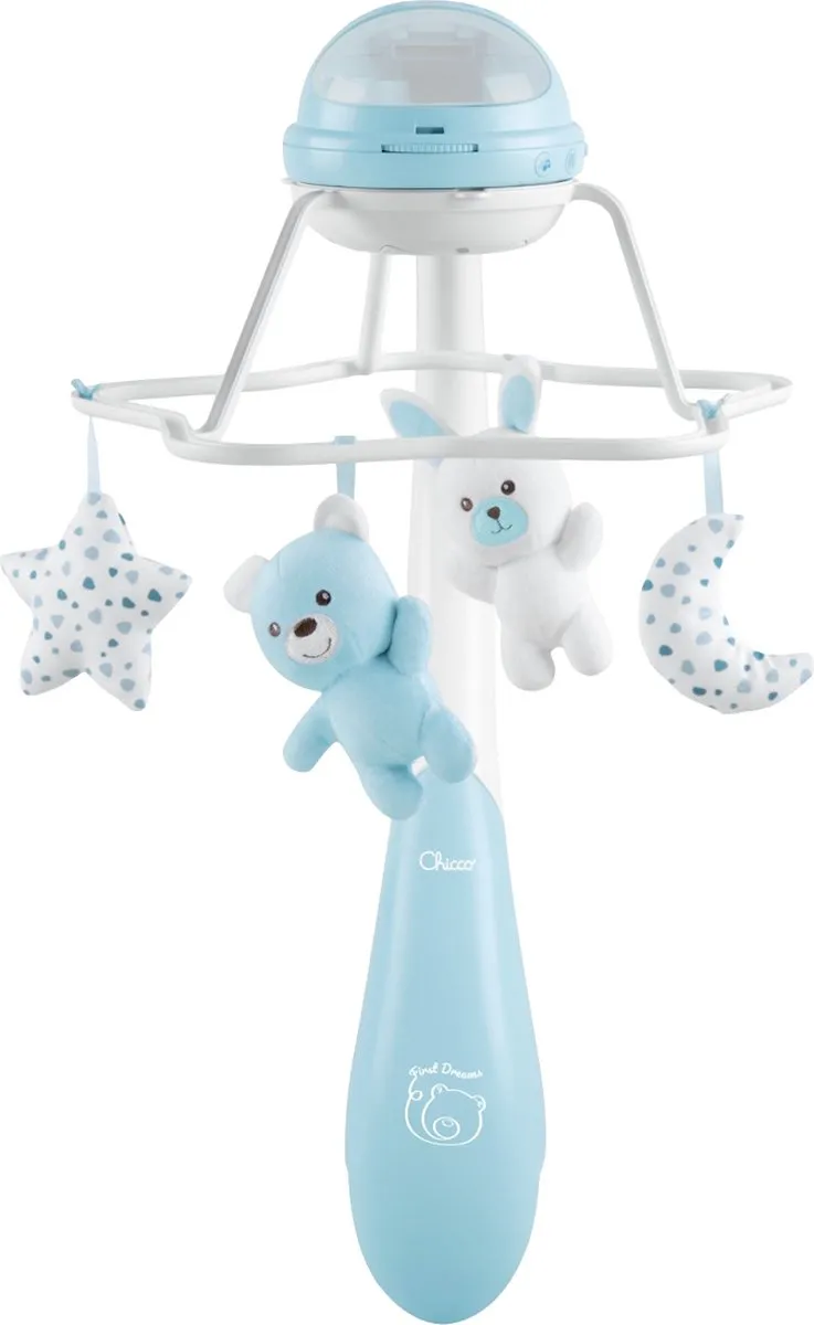 Chicco Regenboog Blauw 3-in-1 Muziekmobiel