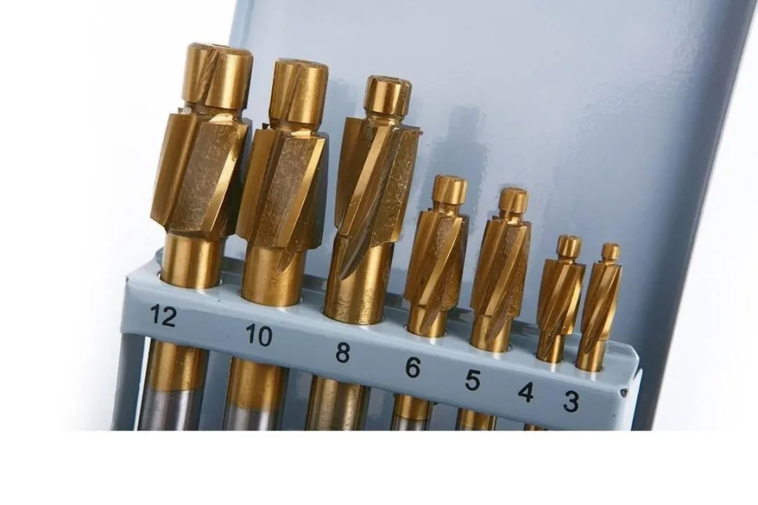 HBM 7-delige HSS Tin Gecoate Inbus Verzinkfrezenset
