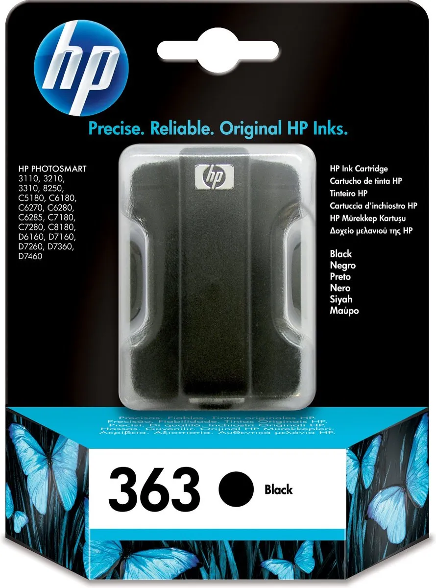 HP C8721EE Inktcartridge - 410 pagina's - Zwart