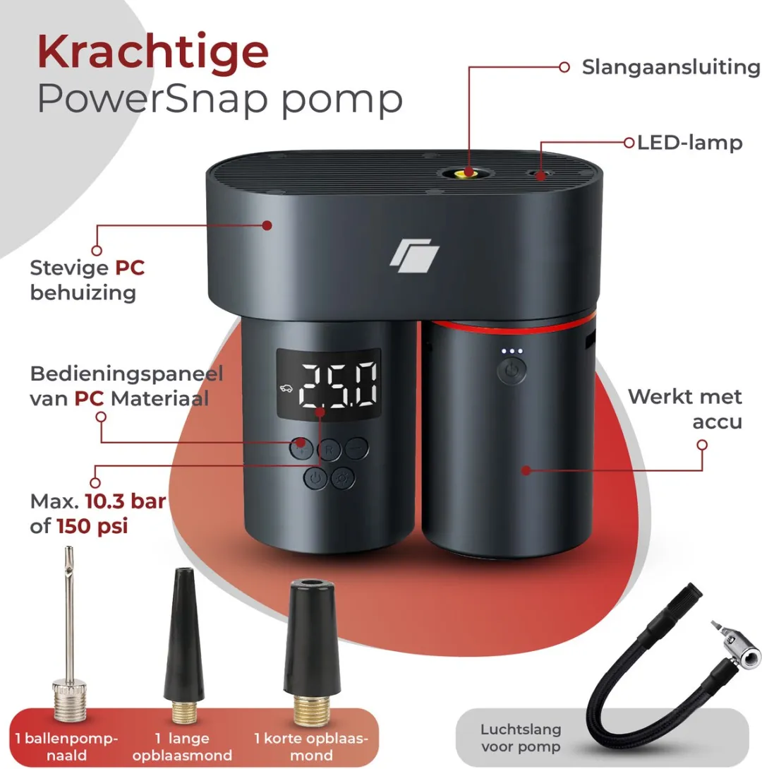 Caliber CPS-TI Elektrische Bandenpomp 150psi - 15.000 mAh