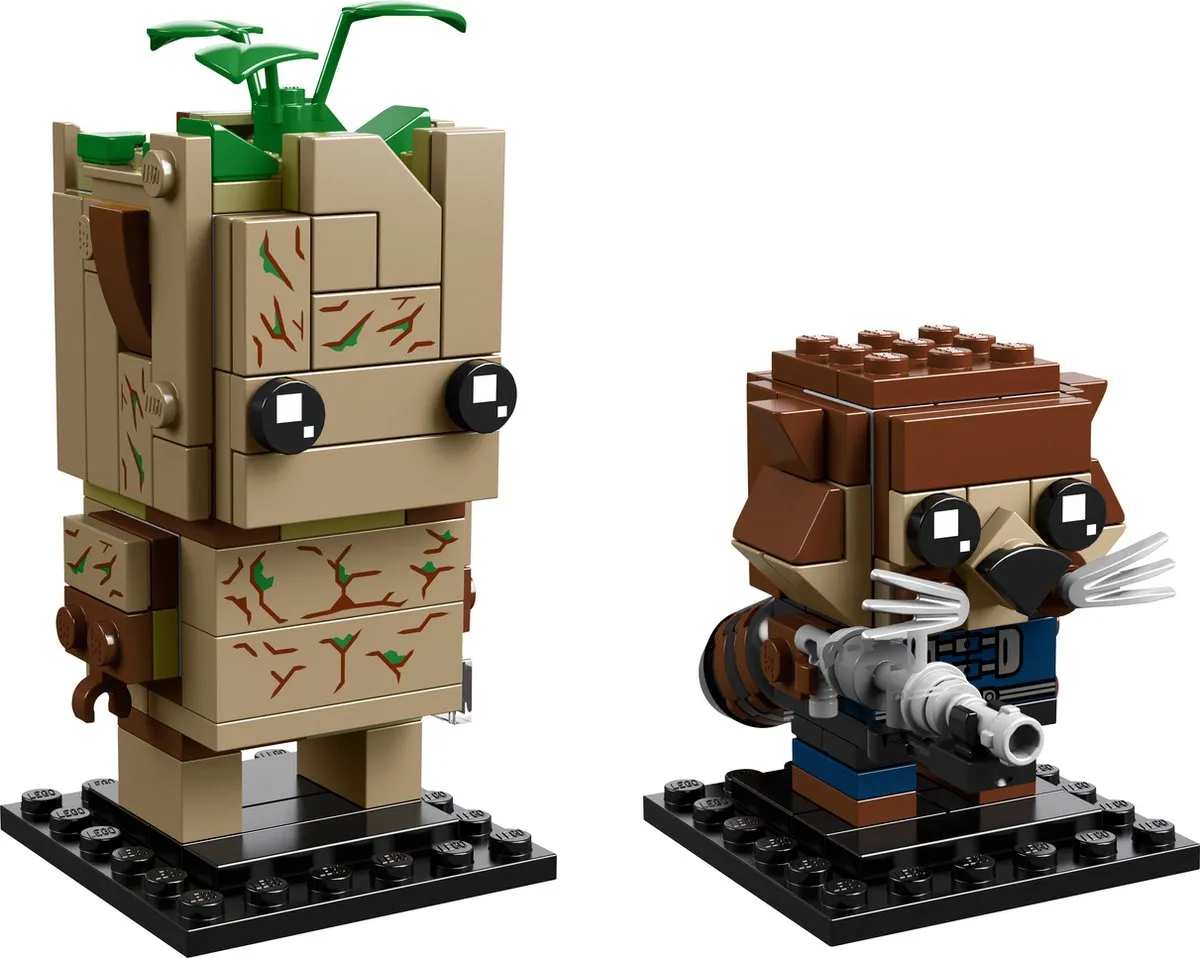 LEGO Brickheadz Groot & Rocket 41626 - 189 Stukken