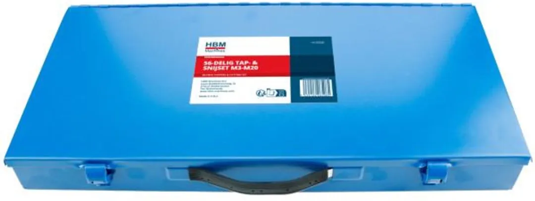 HBM 56-delige Tap en Snijset M3-M20 - 3 Stuks