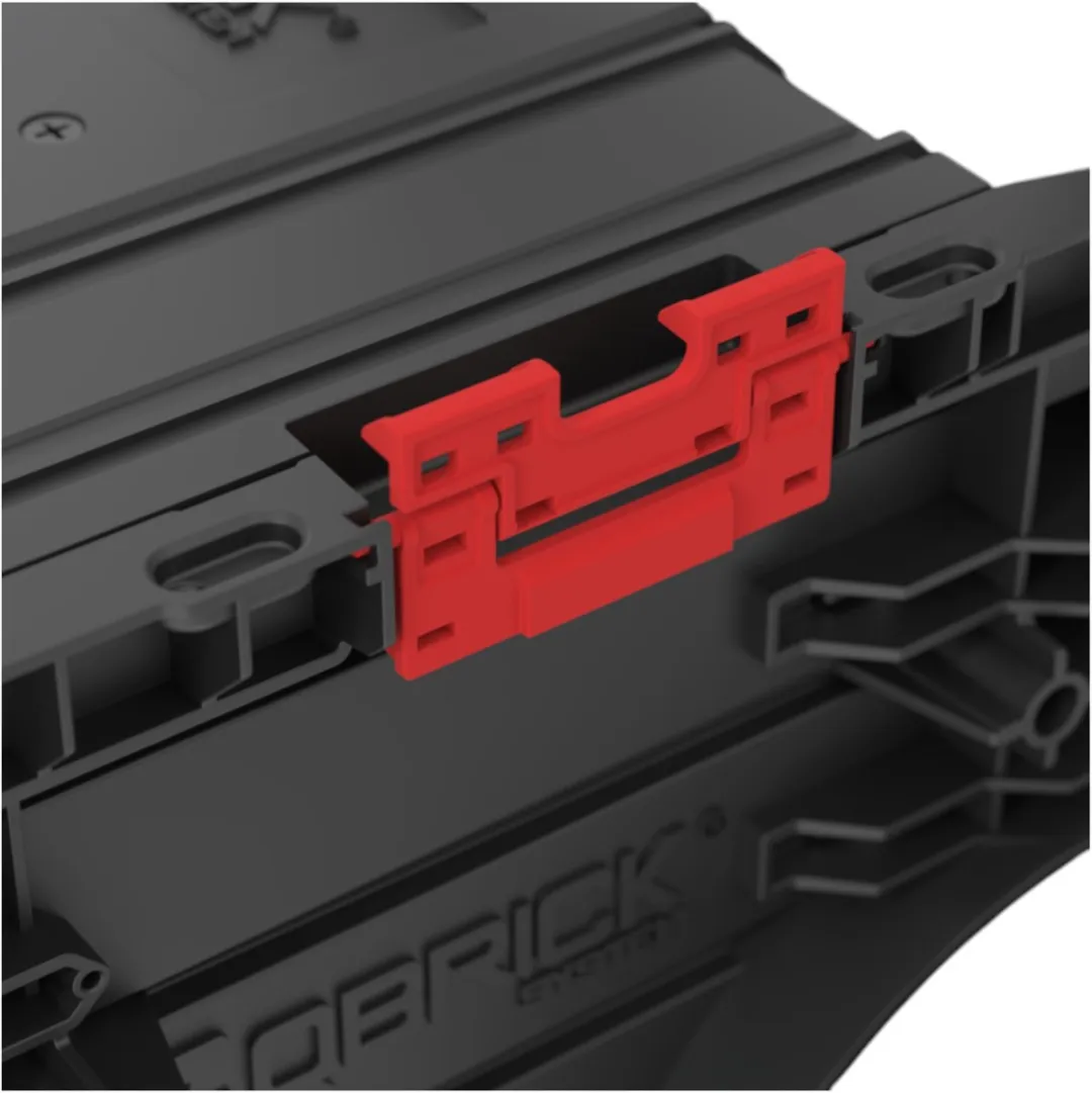 Toolbrothers RHINO L Drawer 3 Cart Plus ECO Gereedschapskist - 2x 4,5L + 12L - Rood/Zwart - afbeelding 4 van 6