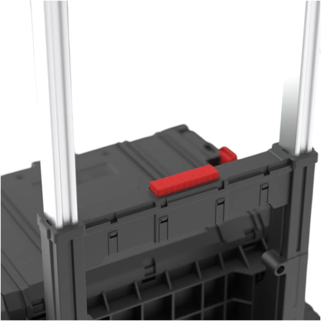 Toolbrothers RHINO L Drawer 3 Cart Plus ECO Gereedschapskist - 2x 4,5L + 12L - Rood/Zwart - afbeelding 2 van 6