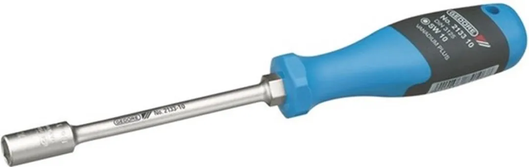 Gedore 1604700 Dopschroevendraaier 12mm - Zilver/Blauw