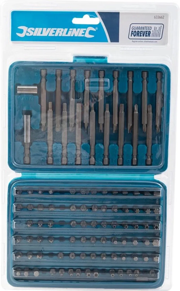 Silverline 633662 Bit Set 98-delig - afbeelding 6 van 6