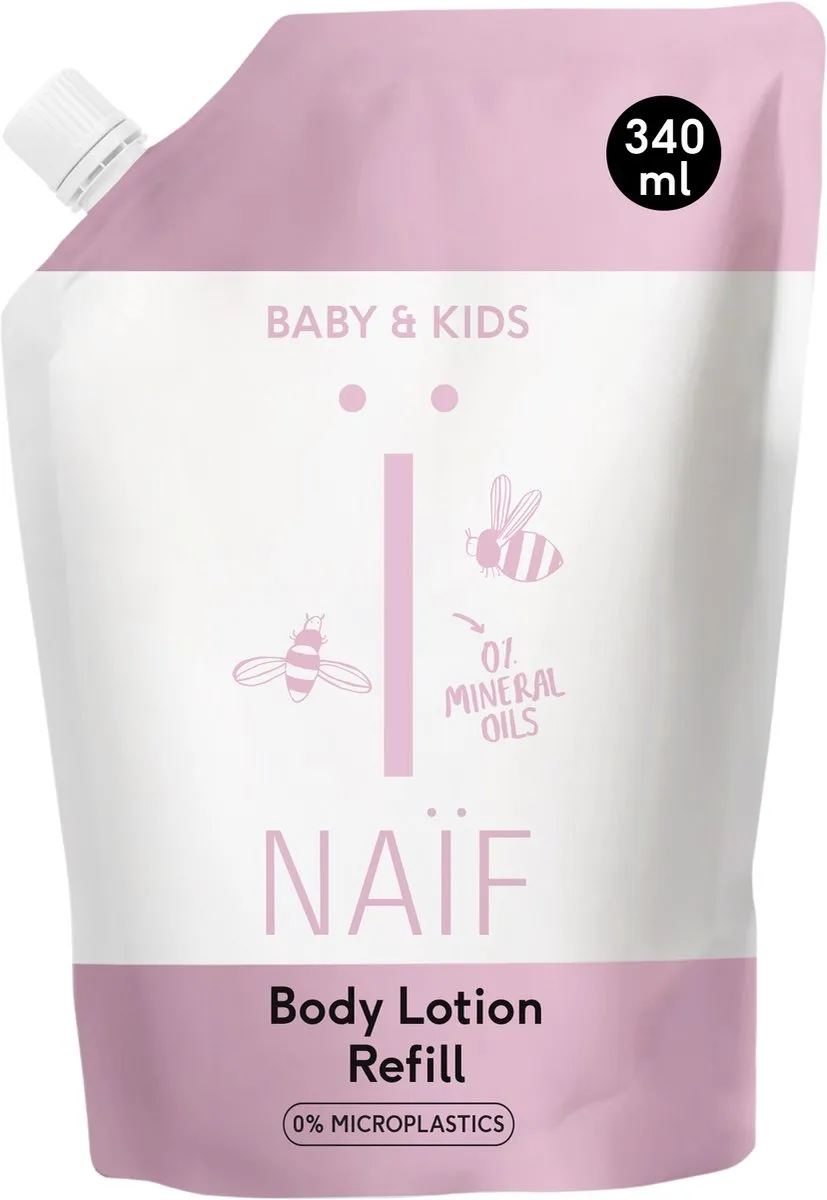 Naïf Verzachtende Bodylotion Navulverpakking 340ml