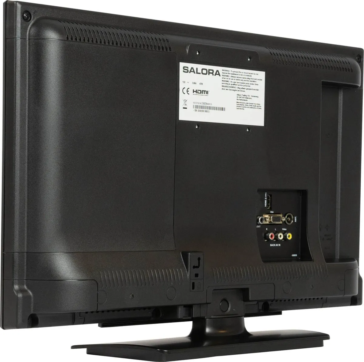 Salora Travel LED9109CTS2 24 inch HD Ready TV - Zwart
