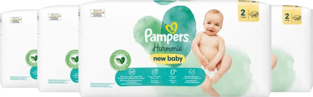 Pampers Harmonie Luiers Maat 2