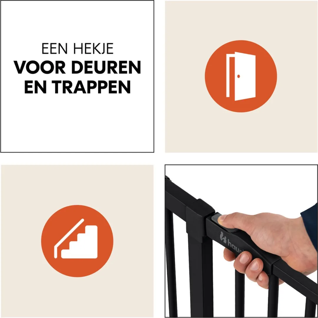 Hauck Clear Step 2 Traphekje 75-80cm - Zwart