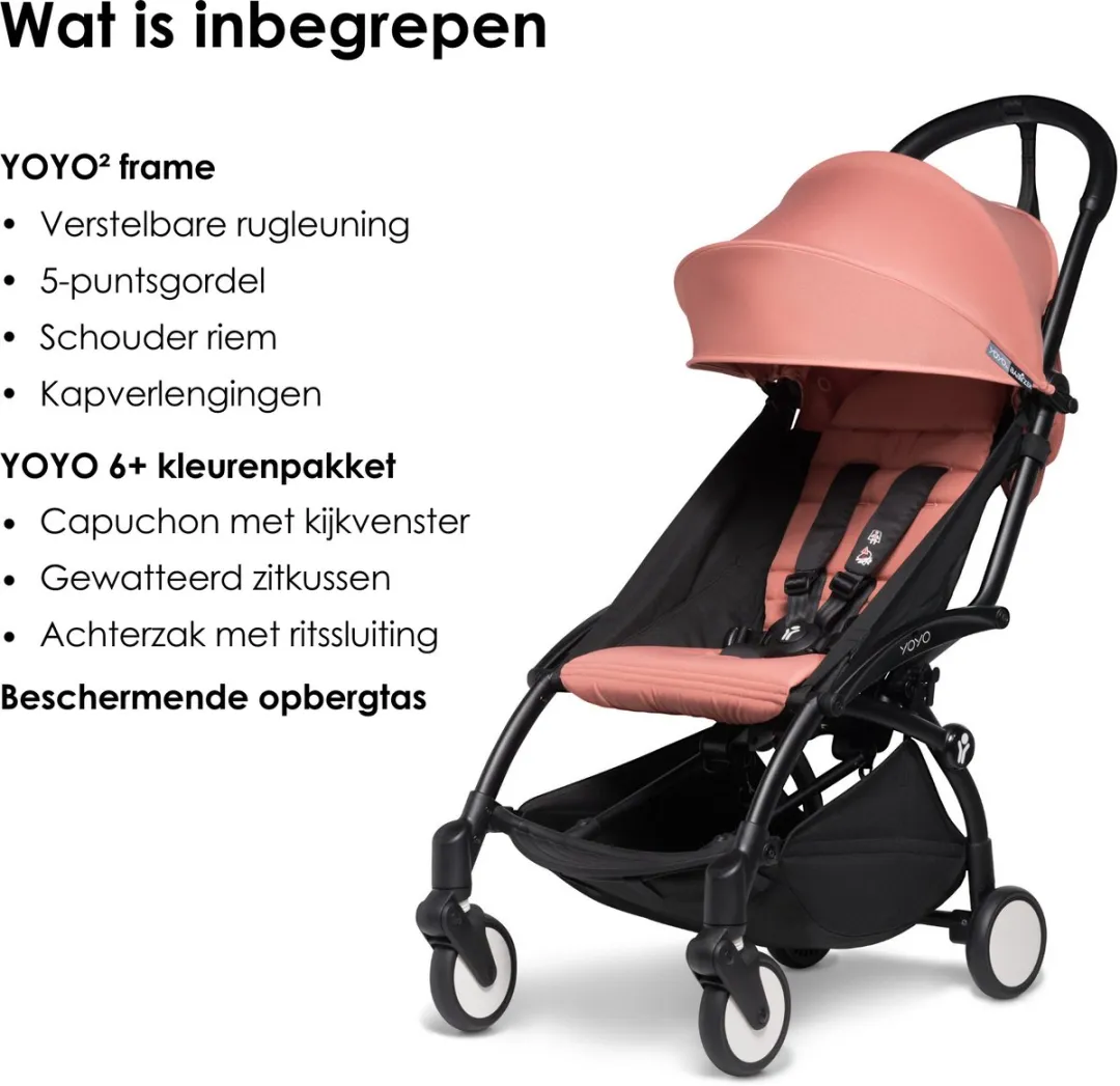 Babyzen YOYO2 Kinderwagen - Ginger 6+ Kleurenpakket