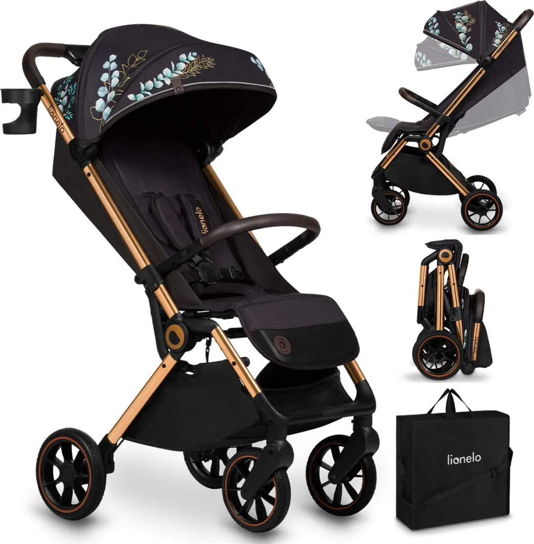 Lionelo Cloe Buggy - Lichtgewicht Opvouwbaar - Golden Moments