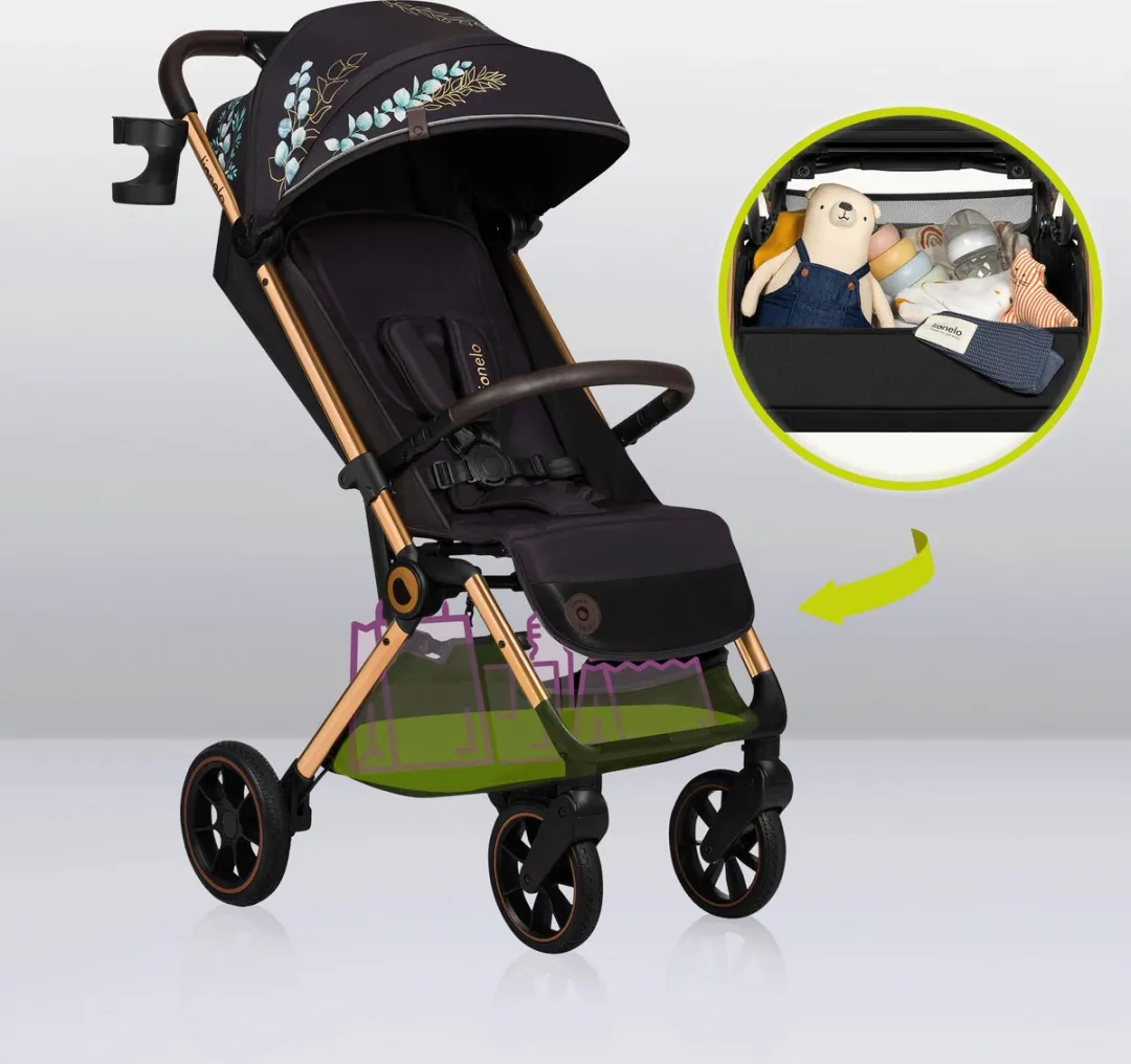 Lionelo Cloe Buggy - Lichtgewicht Opvouwbaar - Golden Moments