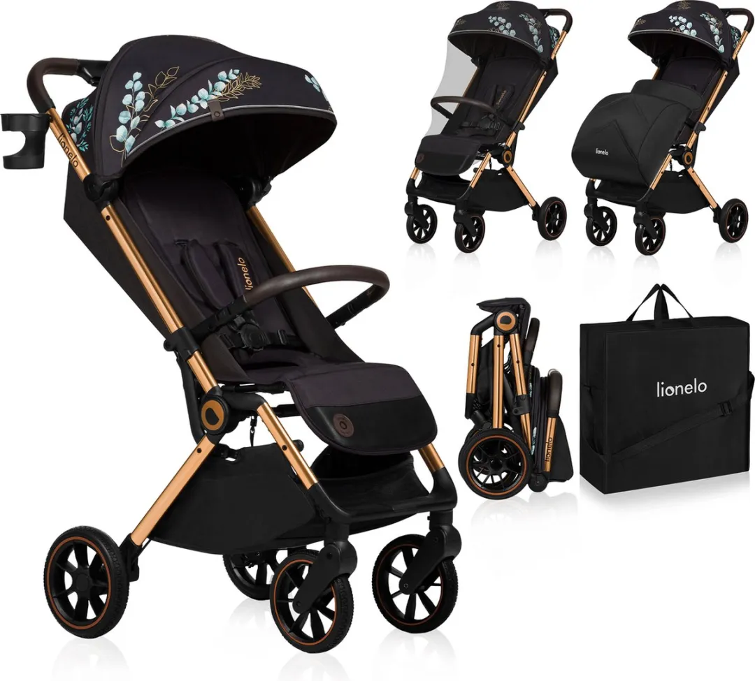 Lionelo Cloe Buggy - Lichtgewicht Opvouwbaar - Golden Moments