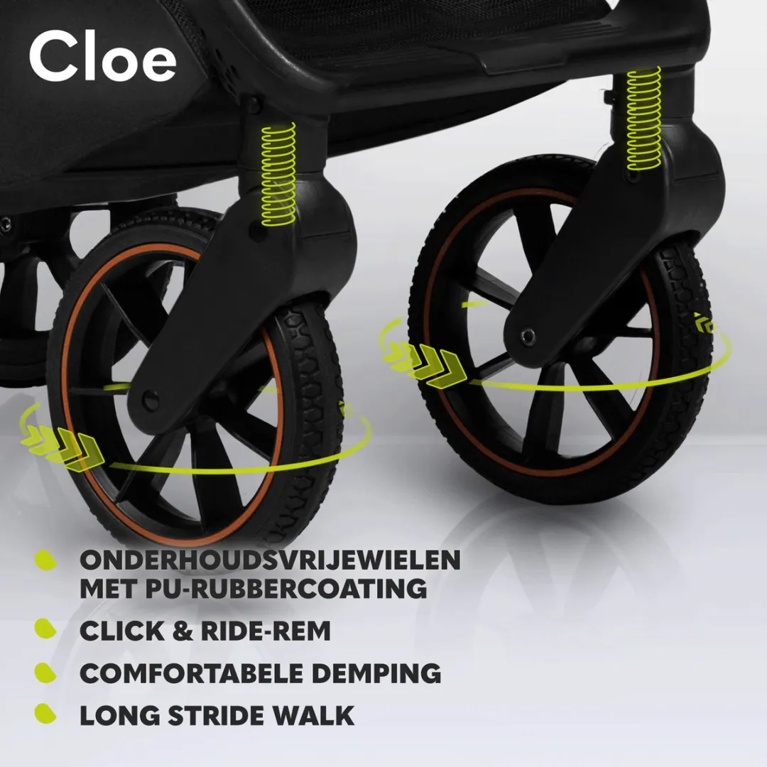 Lionelo Cloe Buggy - Lichtgewicht Opvouwbaar - Golden Moments
