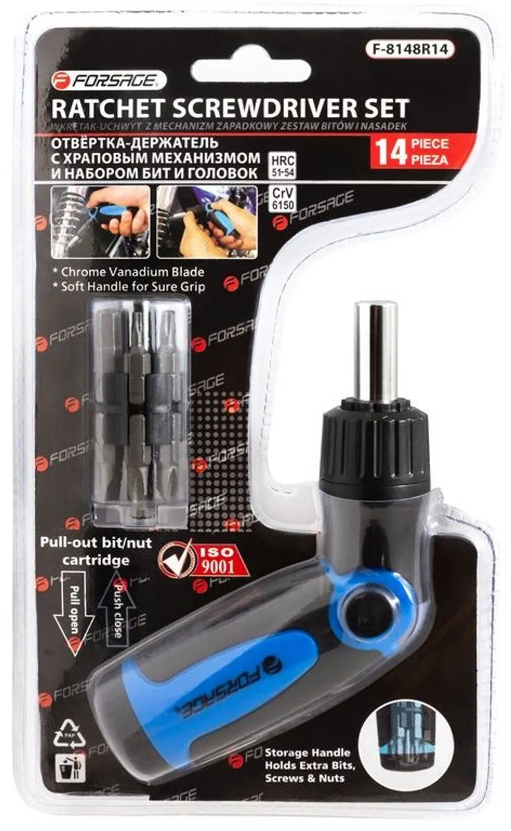 Forsage F-8148R14 Schroevendraaierset 14-delig