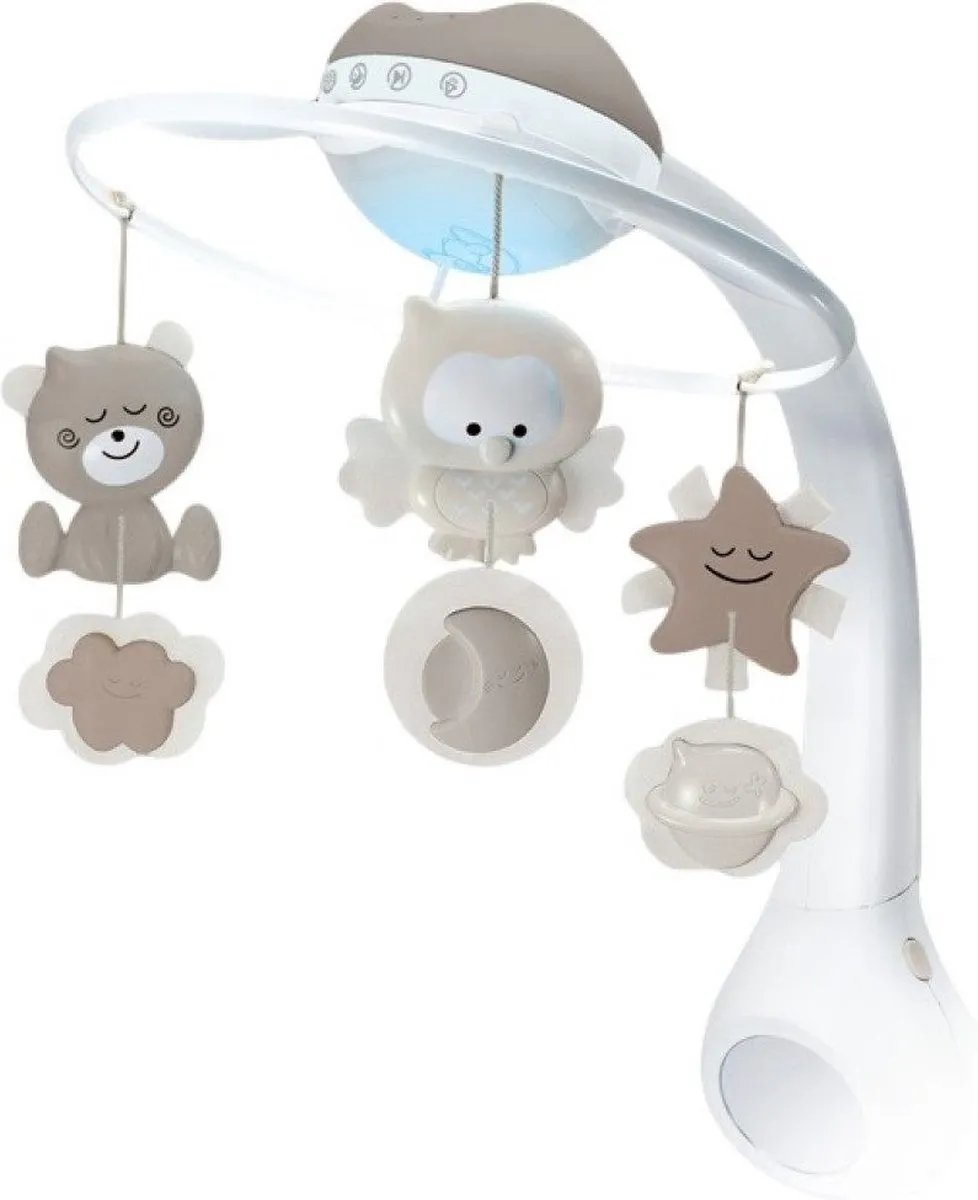 Infantino Grey 3-in-1 Muziekmobiel & Projector