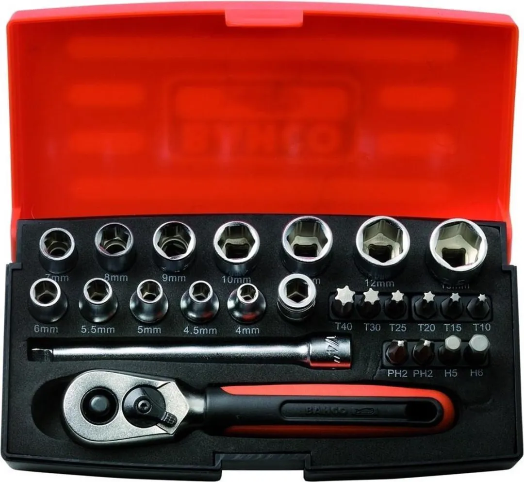 Bahco SBSL25 Doppenset 25-delig