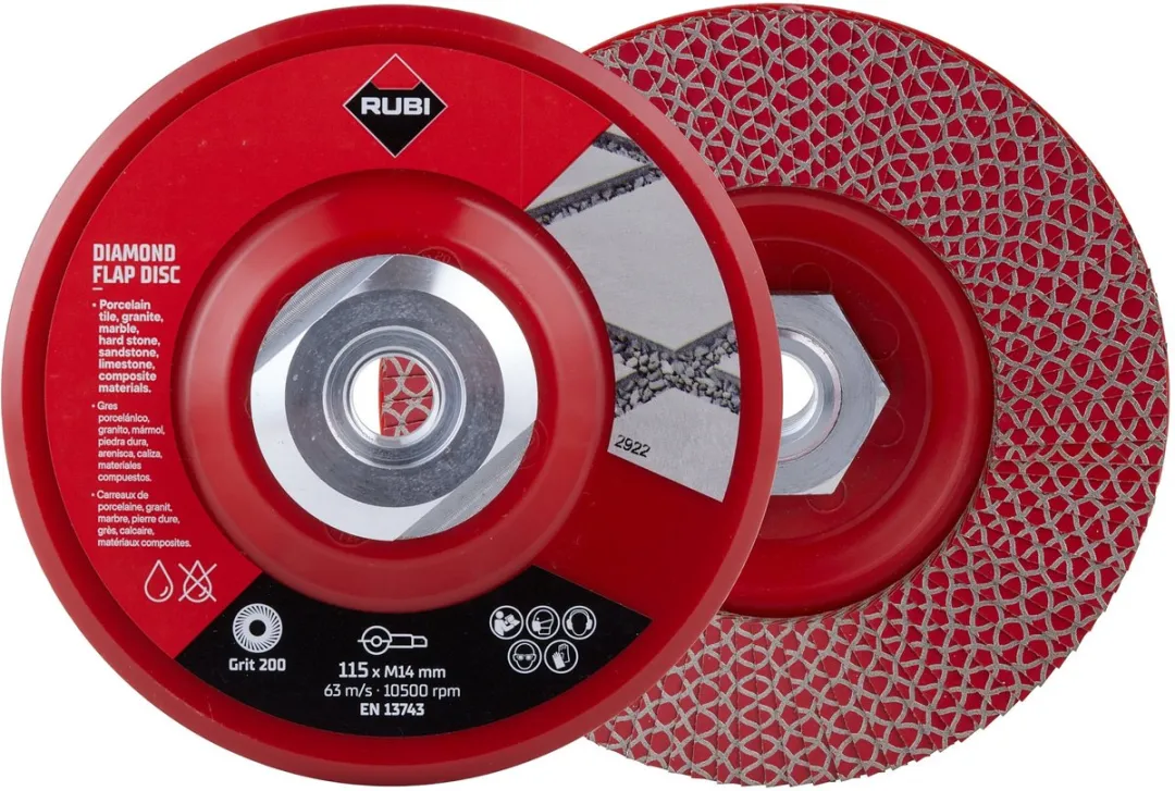 Rubi Flap Disc Diamant Lamellenschijf 125mm
