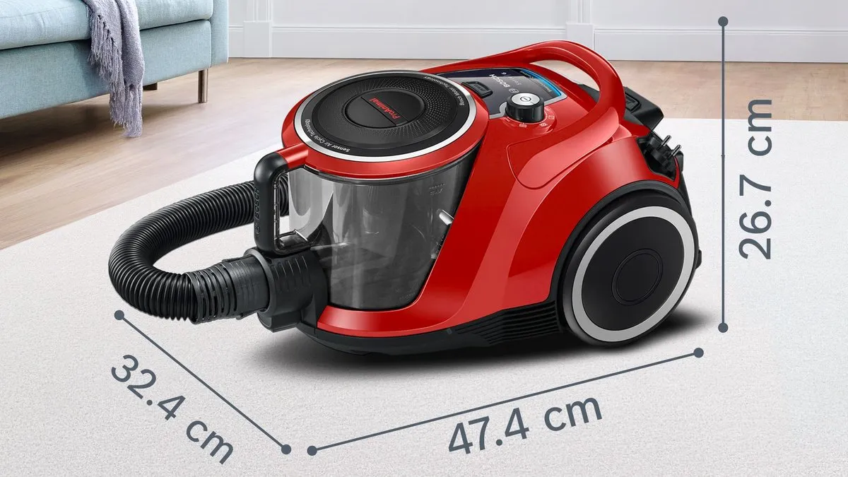 Bosch Serie 6 ProAnimal BGC41PET Cilinderstofzuiger 750W - Rood