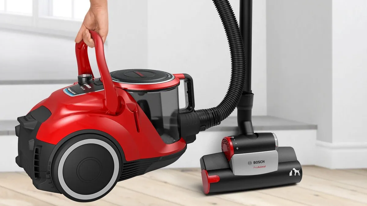 Bosch Serie 6 ProAnimal BGC41PET Cilinderstofzuiger 750W - Rood - afbeelding 6 van 6