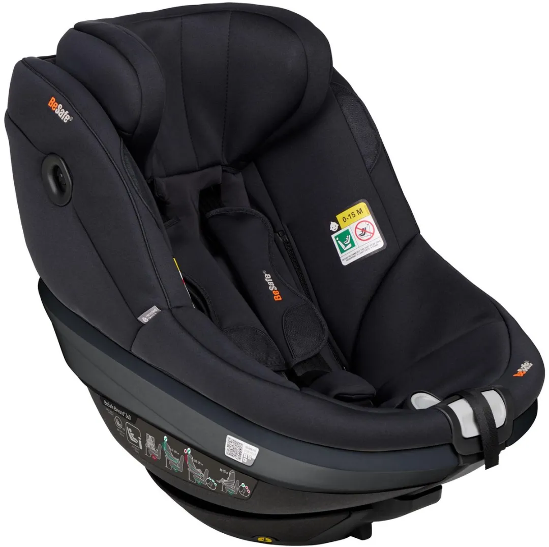 Besafe Beyond² 360 Autostoel 61-125cm - Black SoftBreeze