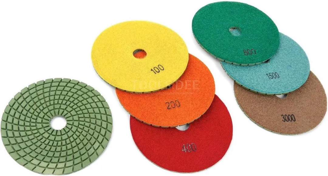 HBM 125mm Polijstschijven Set
