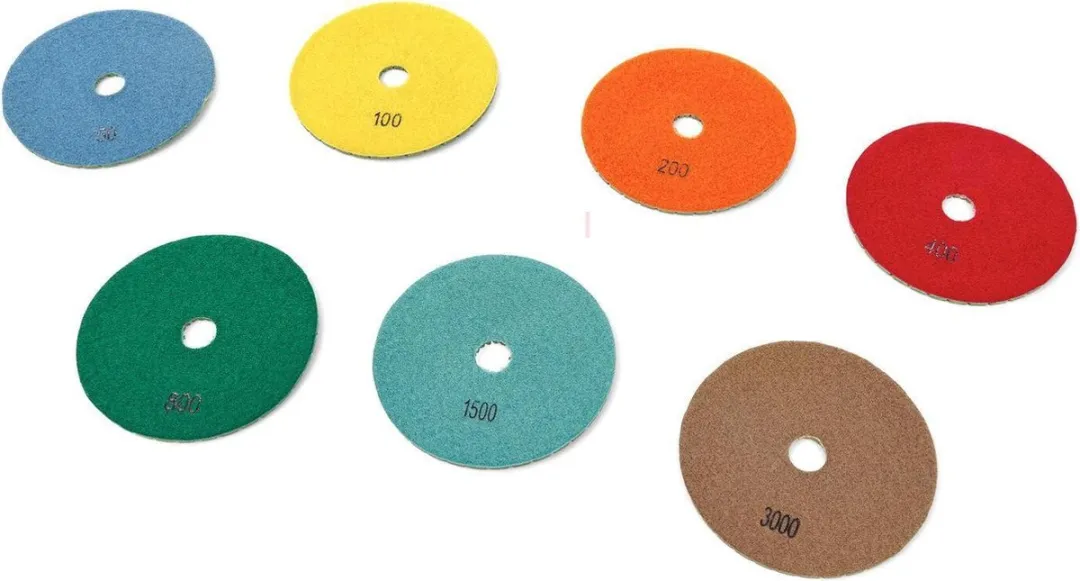 HBM 125mm Polijstschijven Set - 7-delig
