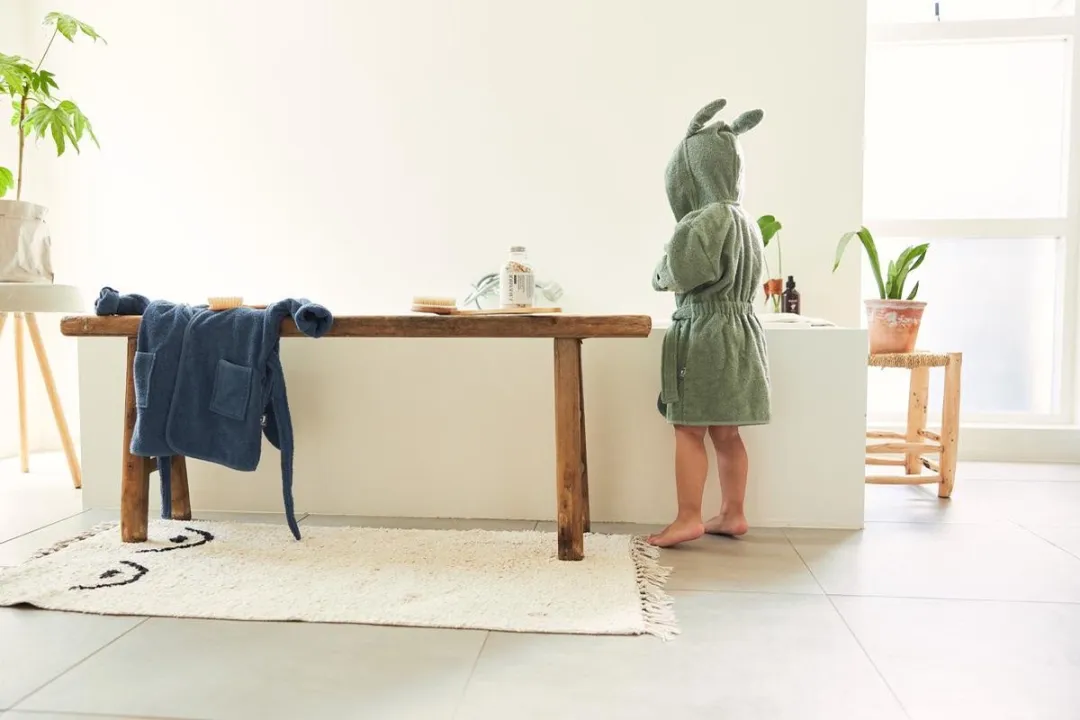 Jollein Baby Badjas 1-2 jaar - Ash Green