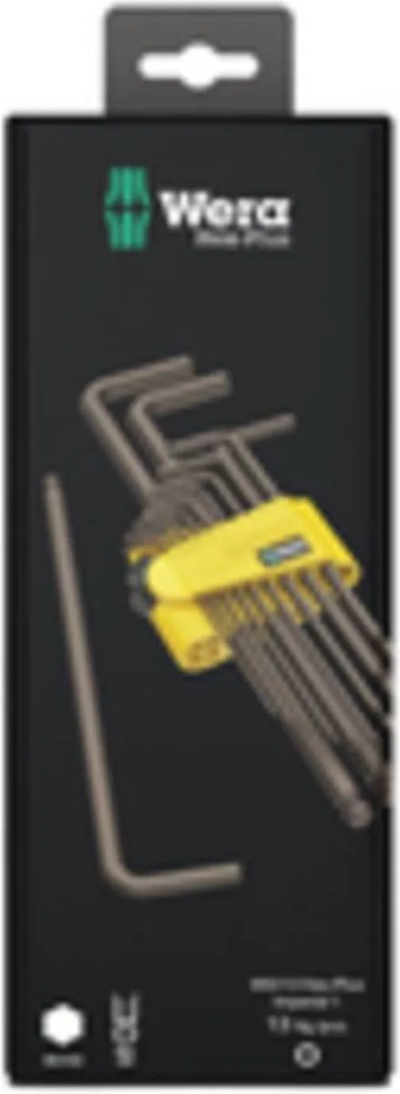 Wera 950/13 Hex-Plus Imperial Inbus Haakse Schroevendraaierset - 6-delig
